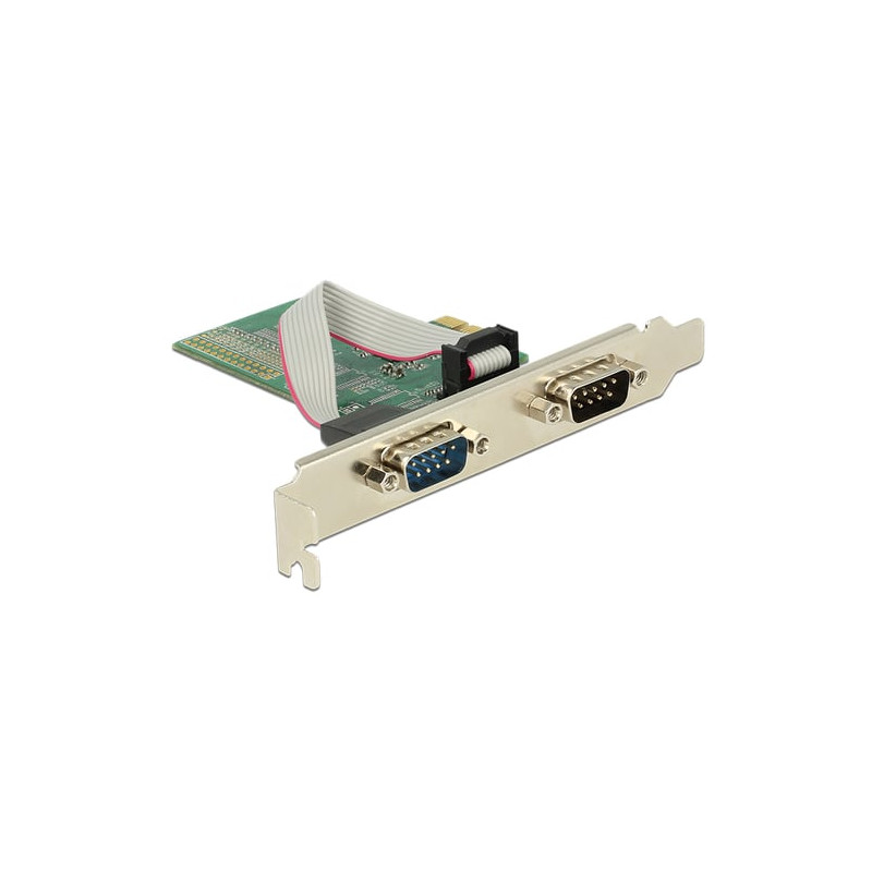 scheda pci delock 2x d-sub9 [89555]