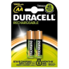 Pila ricaricabile duracell aa 1300mah 2pz