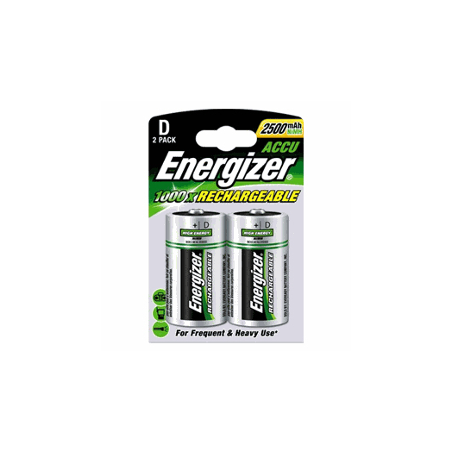 Pila ricaricabile energizer hr20 taglia d 2.5ah nimh 1.2v 2pz