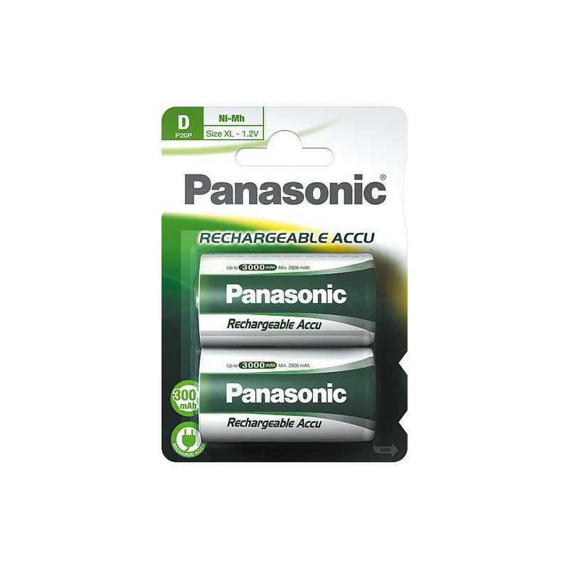 Pila ricaricabile panasonic 1 pz. torcia p20p/d 2b