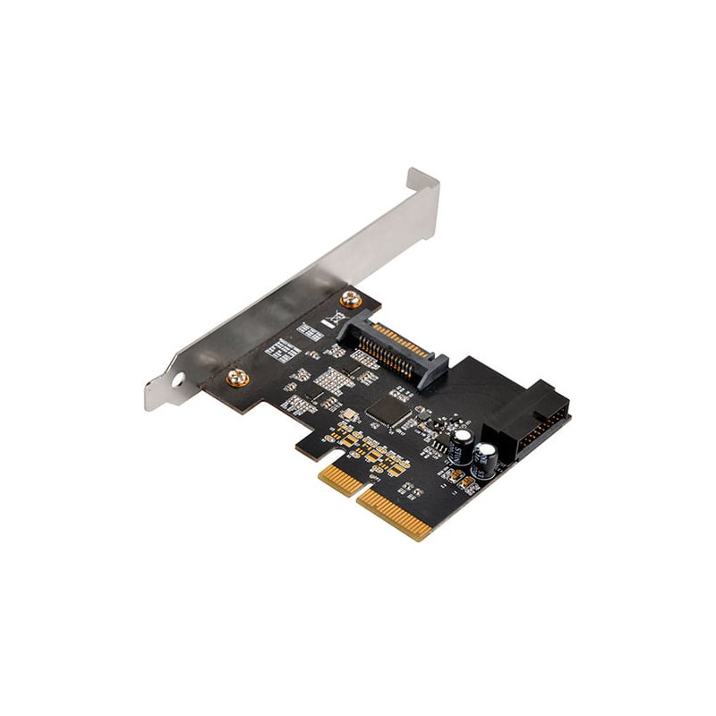 scheda silverstone pcie sst-ecu04-e, controller [sst-ecu04-e]
