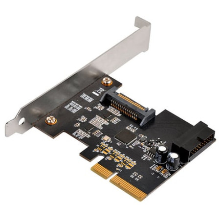 scheda silverstone pcie sst-ecu04-e, controller [sst-ecu04-e]