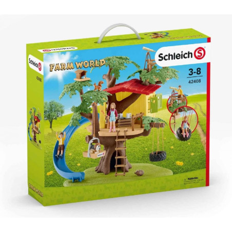 schleich farm world 42408 casa sull'albero [42408]