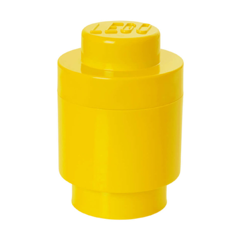 contenitore lego rotondo con 1sporgenza giallo [40301732]