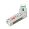 chiave per blocca porte usb lindy verde [40621]