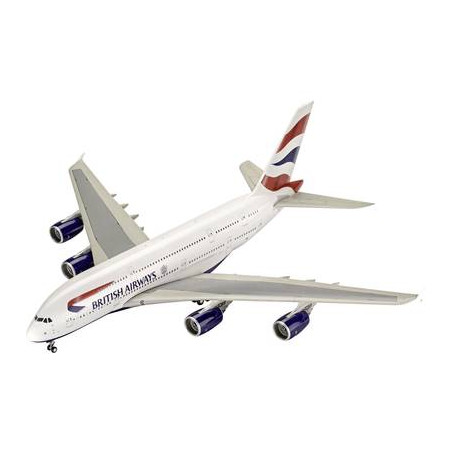 aeromodello da costruire a380-800 british airways - revell