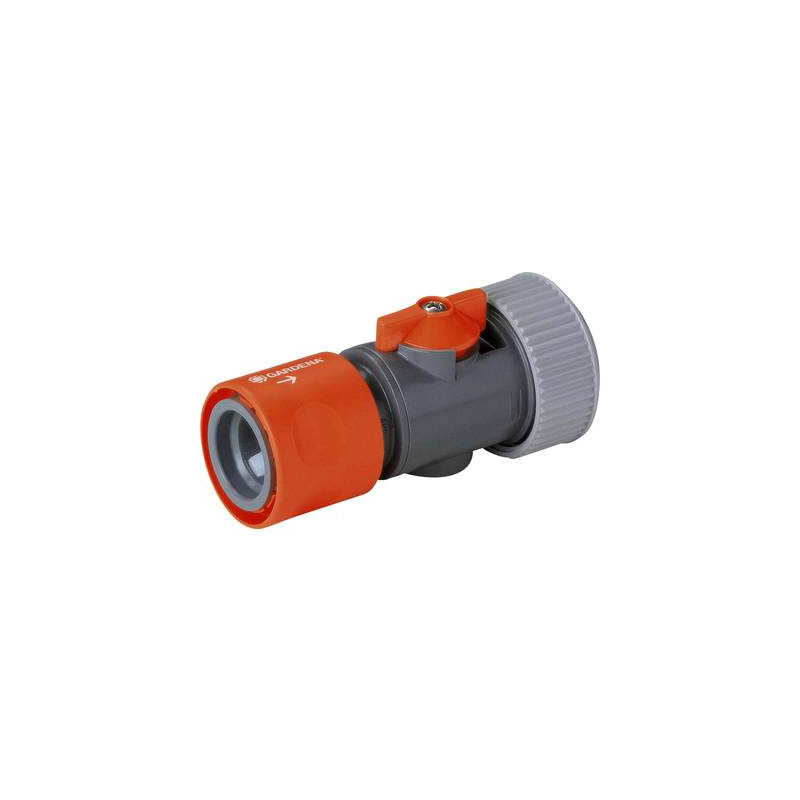 regolatore acqua stop 19 mm (3/4) Ø, raccordo a innesto gardena 2943-50