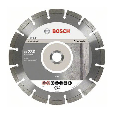 disco diamantato standard for concrete - 230 x 22,23 x 2,3 x