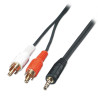 cavo lindy 3,5mm a 2xrca m/m 2m [35681]