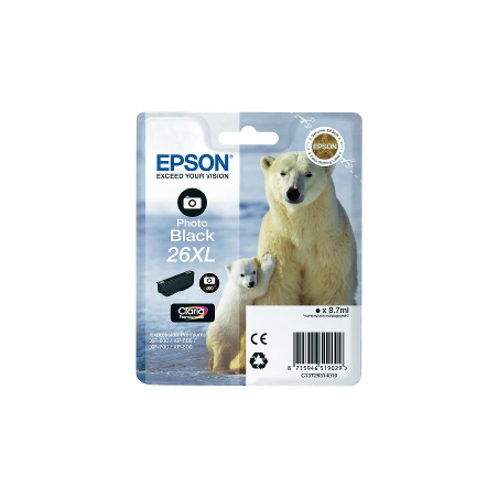 Cartuccia epson t26314020 nero ph xl s. xp 6/7/800