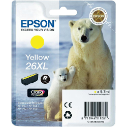 Cartuccia epson t26344020 giall xl ser. xp 6/7/800