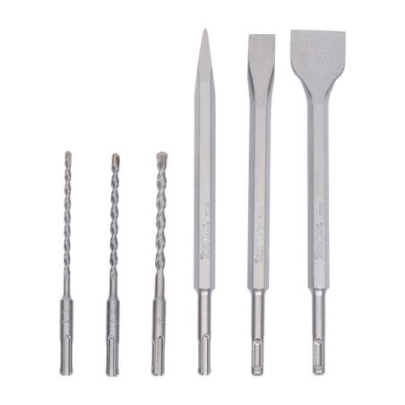 punte/scalpelli trapano makita sds+ 6-pezzi [d-58920]