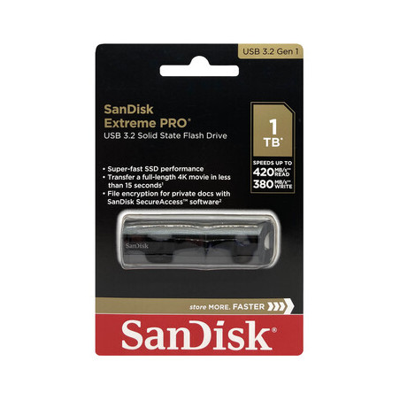 pen drive 1tb sandisk cruzer extreme pro usb 3.2 sdcz880-1t00-g46