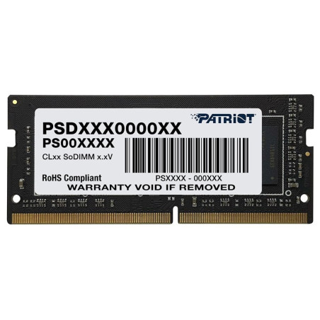 ram so-dimm ddr4 32gb patriot signature 3200mhz / cl22 / 1,2v
