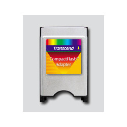 lettore di scheda adattatore transcend compactflash argento [ts0mcf2pc]