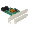 scheda di interfaccia e adattatore delock 4port sata pcie [90382]