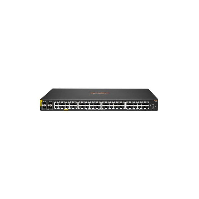 switch hp aruba 6000 48g classe4 poe 4sfp 370w nero [r8n85a]