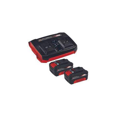 kit caricabatterie einhell power-x- change 2x 4.0ah [4512112]
