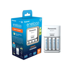 caricabatteria panasonic eneloop smart bq-cc17 con 4xaa 2000mah