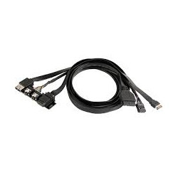 cavo silverstone sst-g11313530-rt usb typo-c nero [sst-g11313530-rt]