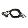cavo silverstone sst-g11313530-rt usb typo-c nero [sst-g11313530-rt]
