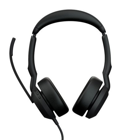 cuffie jabra evolve2 50 stereo usb-a ms cablato nero [25089-999-999]