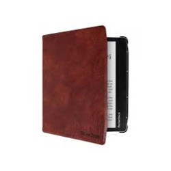 custodia pocketbook shell per ebook 700 era marrone [hn-sl-pu-700-bn-ww]