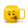 tazza room copenhagen lego testa silly in ceramica 255ml giallo [40460802]
