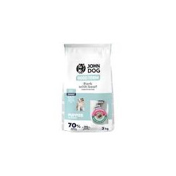 cibo secco john dog good form maiale con manzo per cuccioli 3kg