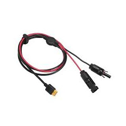 cavo per pannelli solare ecoflow mc4-xt60i 2.5m nero/rosso [lmc4-xt60i-2.5m]