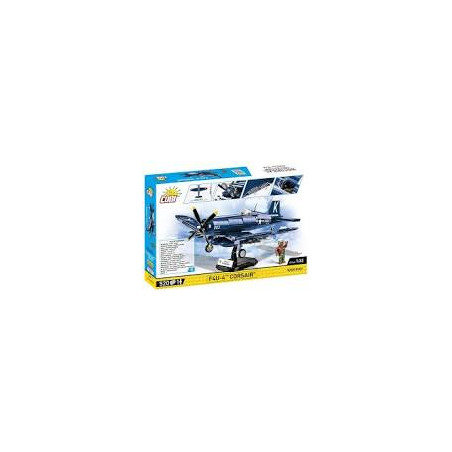 gioco da costruzione cobi klocki corsair f4u-4 aereo da caccia