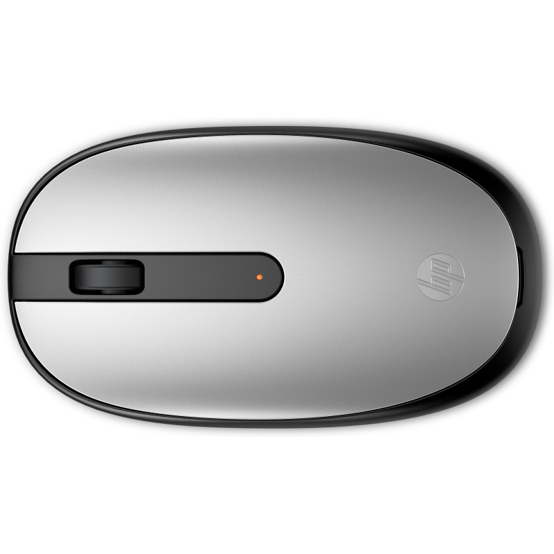 mouse hp 240 pike senza fili ottico 1600dpi argento [43n04aa]