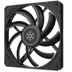 ventola 140x140 silverstone air slimmer 140 nero [sst-as140b]