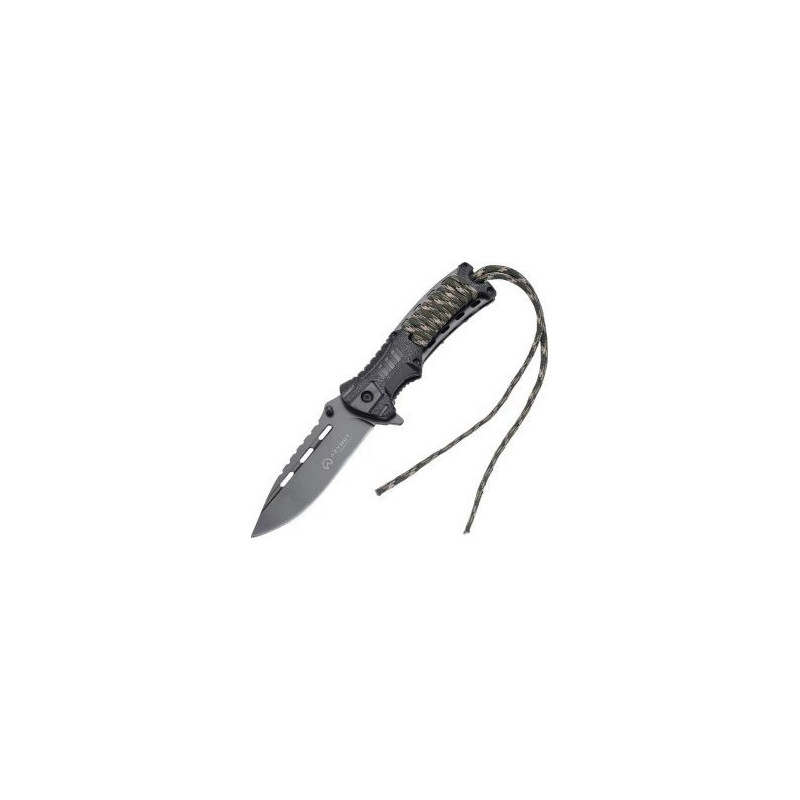 coltello azymut survival fire starter 210mm grigio/nero [h-k2010373]