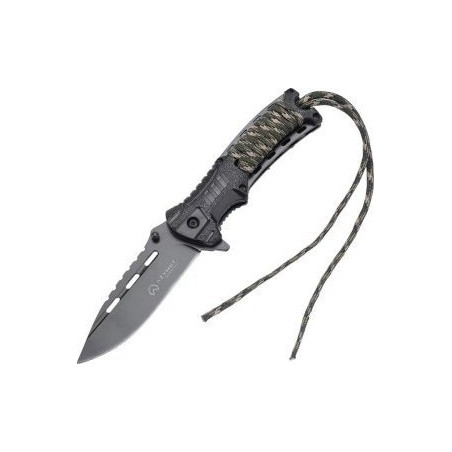 coltello azymut survival fire starter 210mm grigio/nero [h-k2010373]