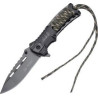 coltello azymut survival fire starter 210mm grigio/nero [h-k2010373]
