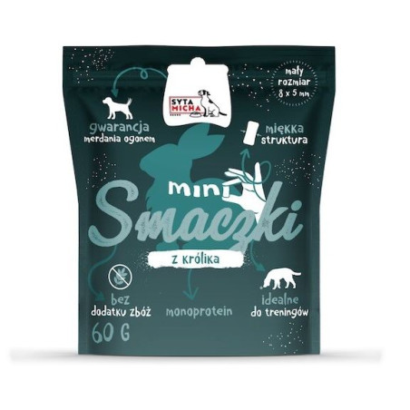 mini snack per cani syta micha coniglio 60g
