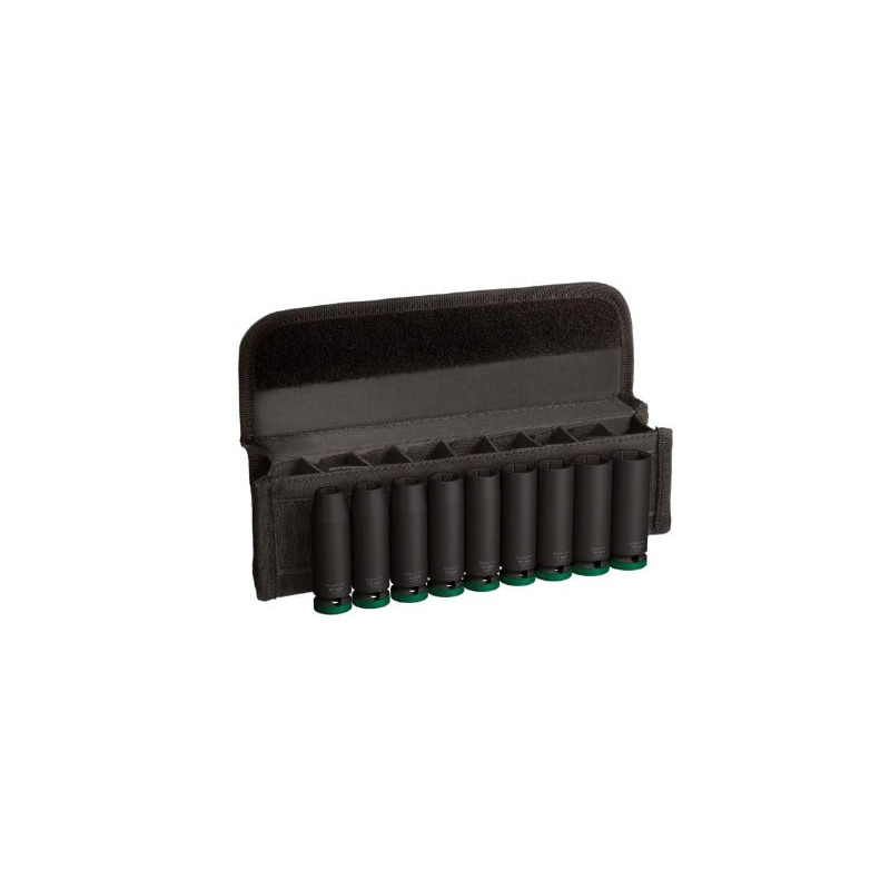 set di bussole bosch pro impact 1/2 nero 9pz [2608003039]