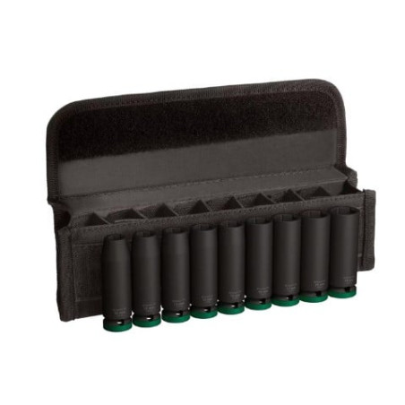 set di bussole bosch pro impact 1/2 nero 9pz [2608003039]