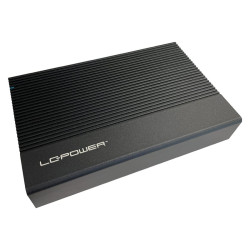box hard disk 3.5" lc-power usb 3.2 sata ii/iii in alluminio