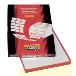 Etichette markin adesiva c/544 bianca 100 fogli (16 etichette da