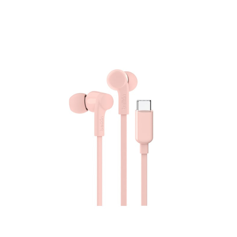 auricolari belkin soundform cablato tipo-c rosa [g3h0002hqpkv2]