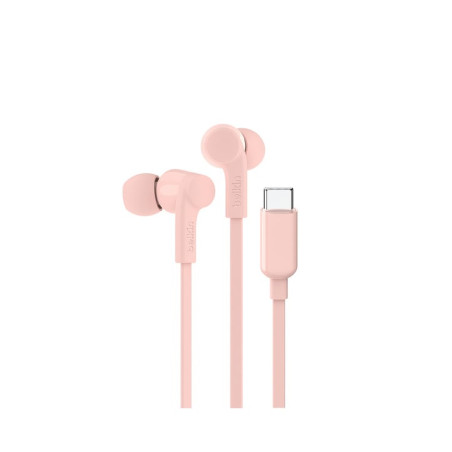 auricolari belkin soundform cablato tipo-c rosa [g3h0002hqpkv2]