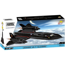 set di costruzioni lockheed sr-71 blackbird 1:48 nero 1374pz