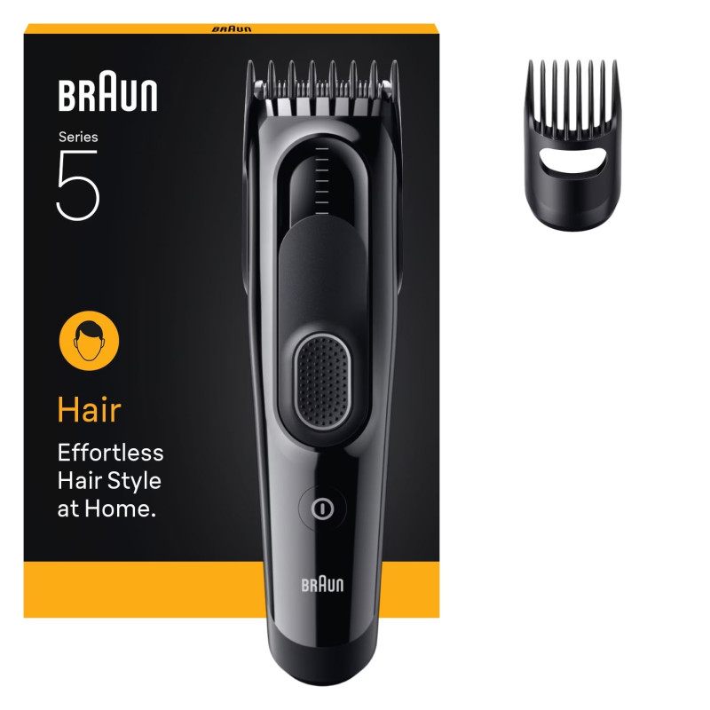 tagliacapelli braun hair clipper hc5510 a batteria nero [251039]
