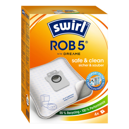 sacchetti aspirapolvere melitta swirl rob 5 4pz [230921]