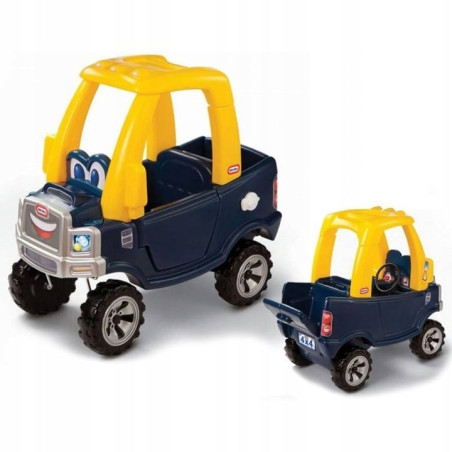 giocattolo little tikes cozy truck automobili 90x46x45cm blu navy/giallo