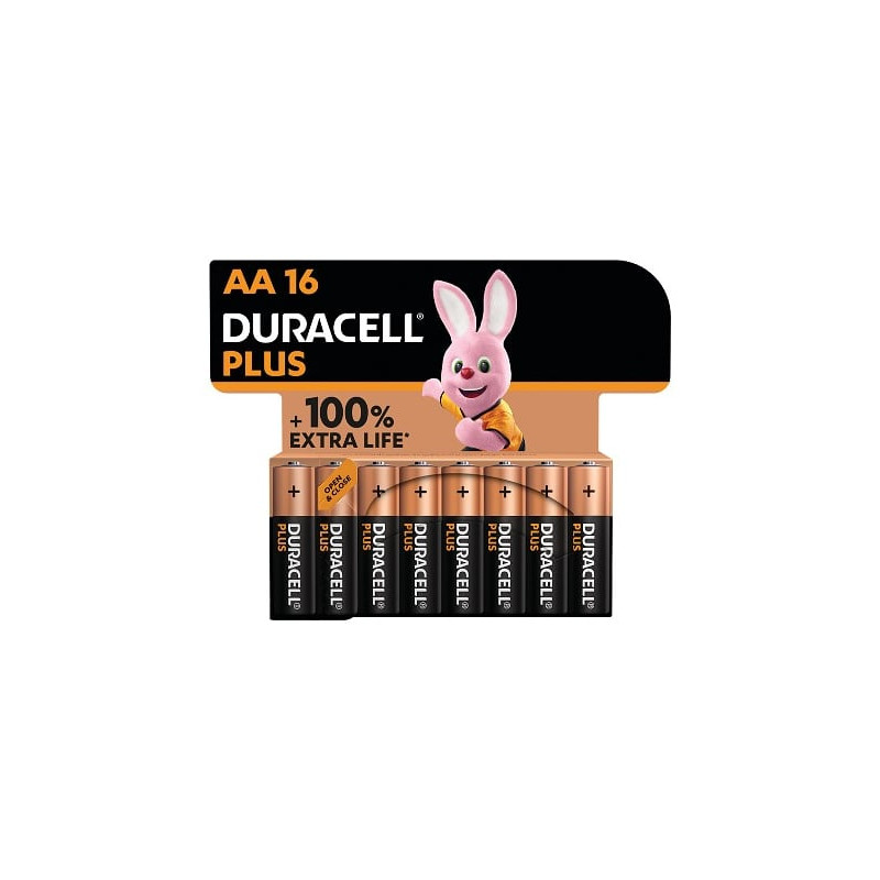 pila alcalina duracell plus 1.5v nero/arancione [176386]