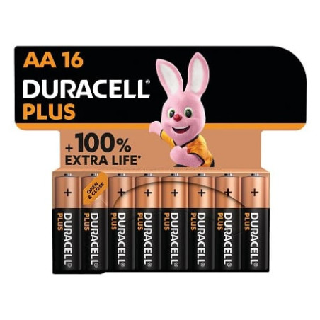 pila alcalina duracell plus 1.5v nero/arancione [176386]