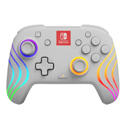 controller pdp afterglow wave nintendo switch bianco [500-252-wh]